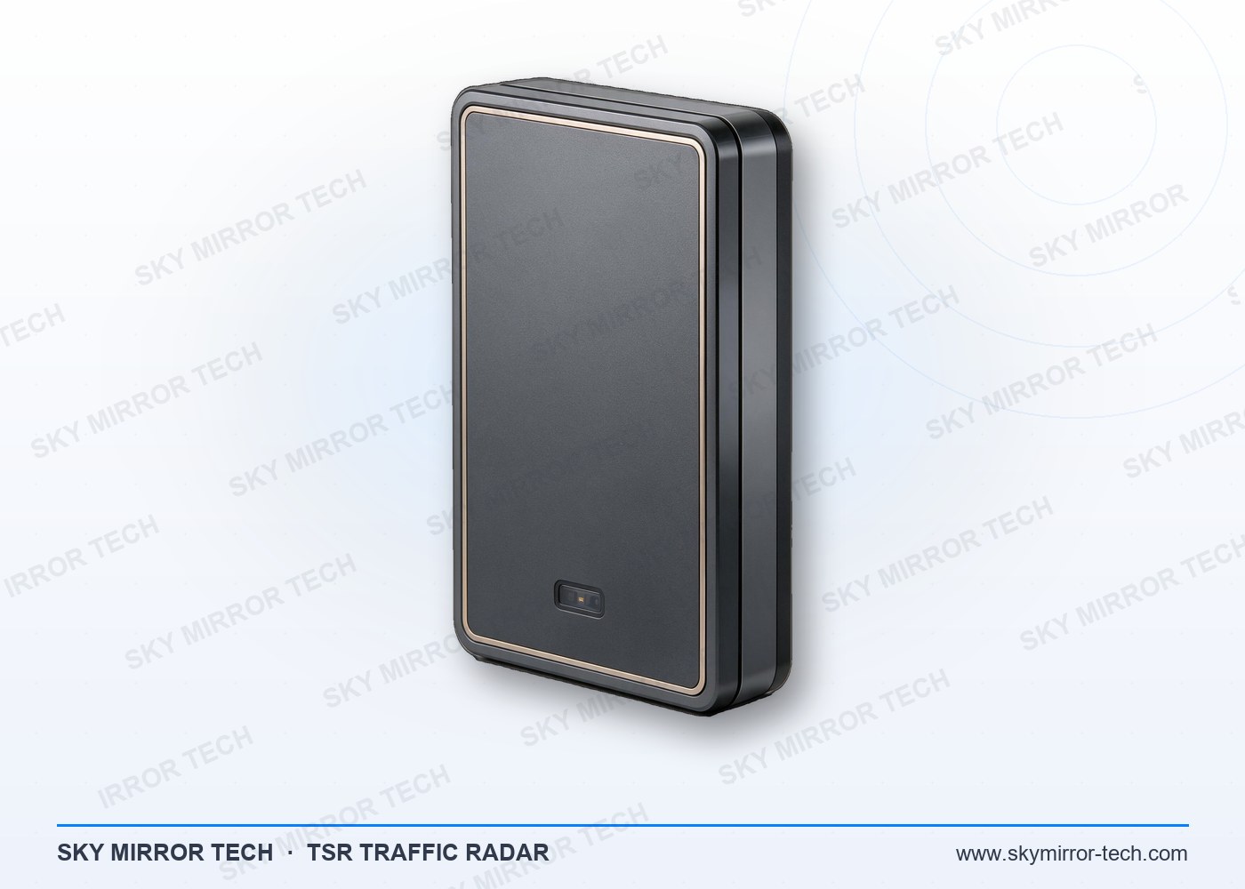 TSR traffic radar — black trim unit